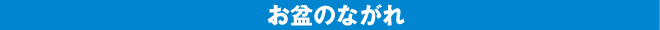 お盆のながれ